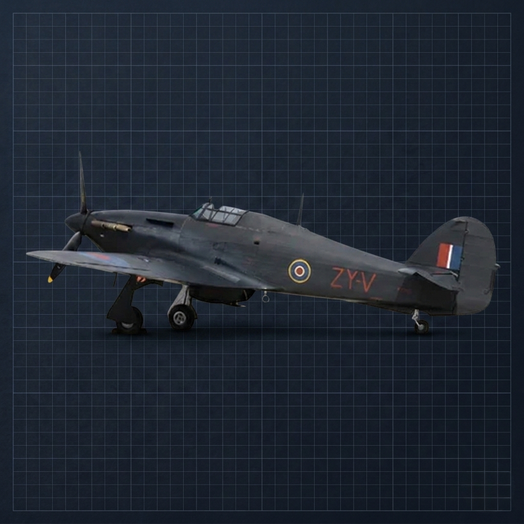 Hurricane PZ865 Lapel Pin
