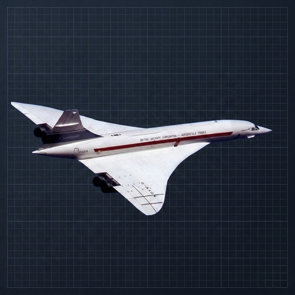Concorde G-AXDN Mini Model