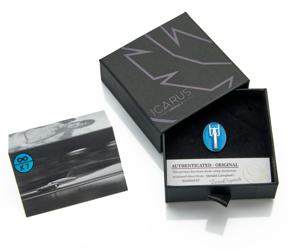Official Bluebird K7 Pin Badge