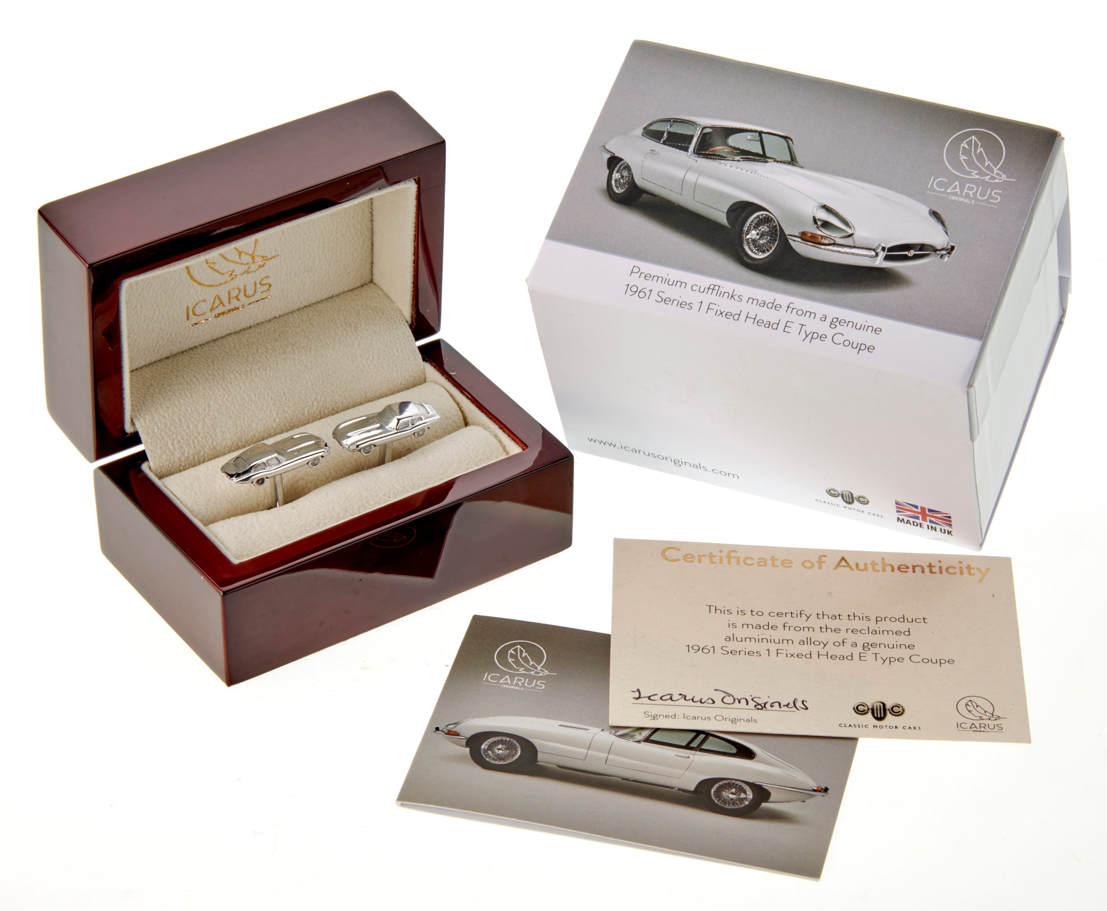 1961 Series 1 E-Type Cufflinks